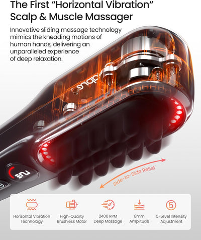 The Glow Brush™ - Cordless Electric Scalp & Body Massager