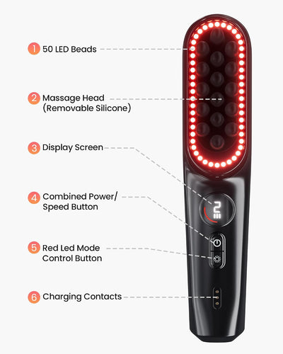 The Glow Brush™ - Cordless Electric Scalp & Body Massager