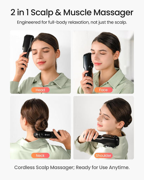 The Glow Brush™ - Cordless Electric Scalp & Body Massager